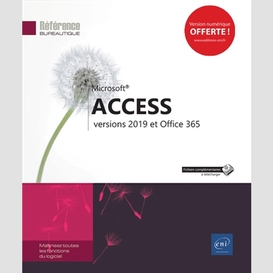 Access versions 2019 et office