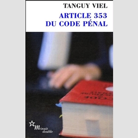 Article 353 du code penal