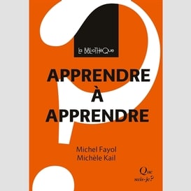 Apprendre a apprendre