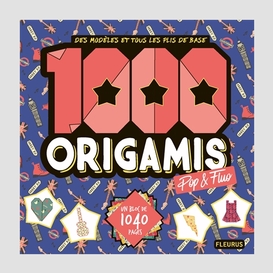 1000 origamis pop et fluo