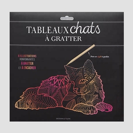 Tableaux chats a gratte