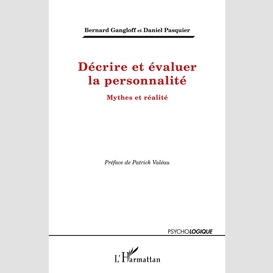 Décrire et évaluer la personnalité