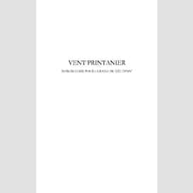 Vent printanier