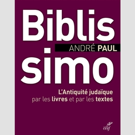 Biblissimo antiquite  judaique par les l